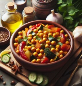 Vegetarian Chickpea Moroccan Tagine