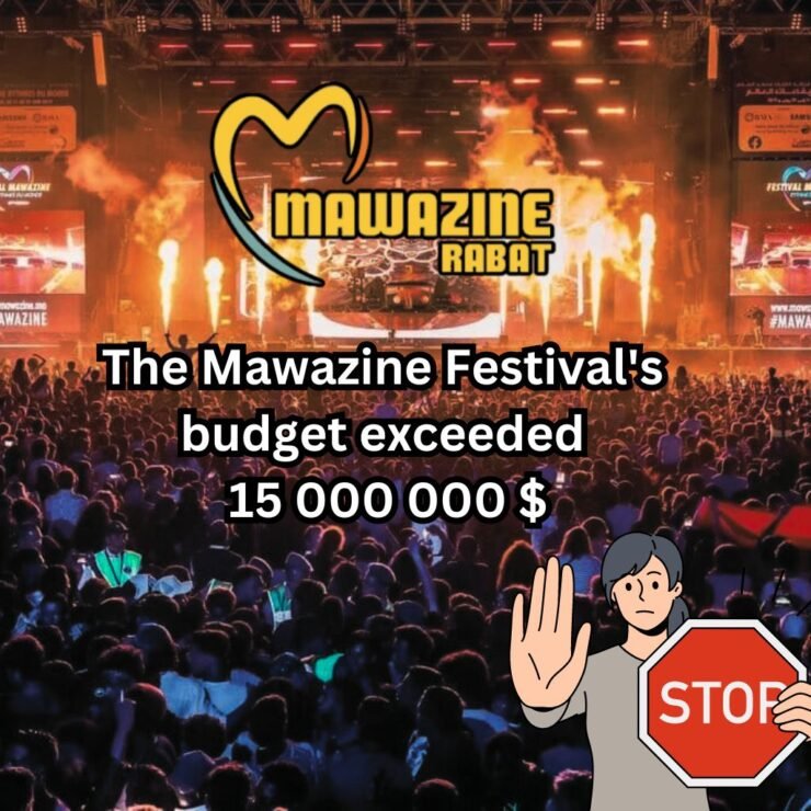 The Mawazine Festival's budget exceeded $15 million