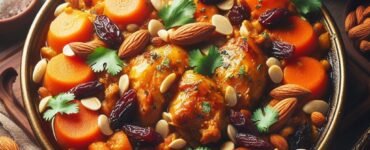 Honeyed Carrot and Chicken Tagine