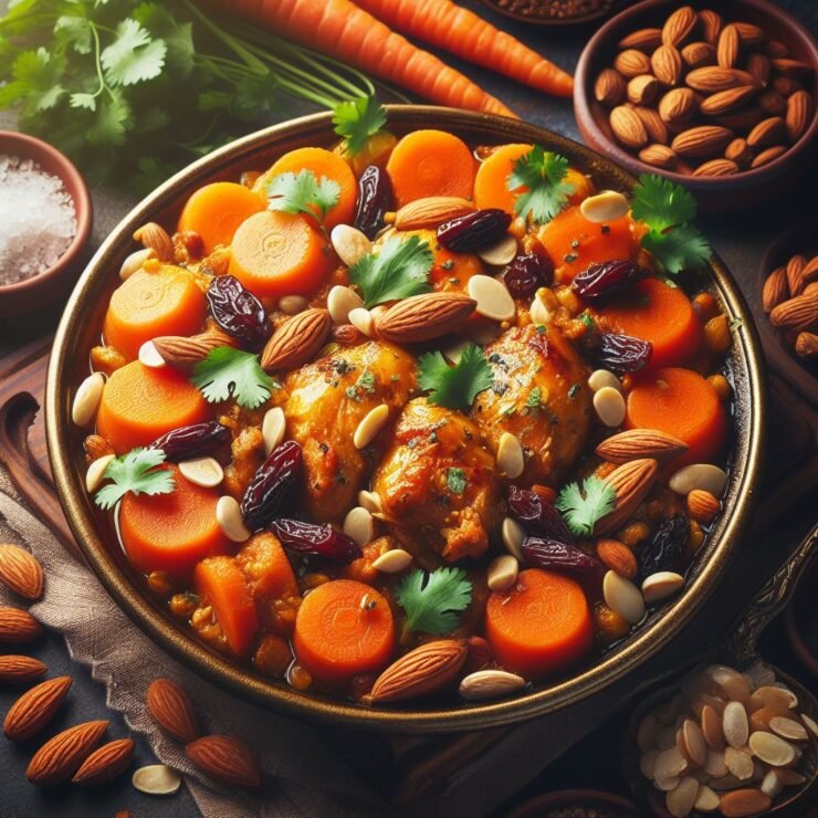 Honeyed Carrot and Chicken Tagine