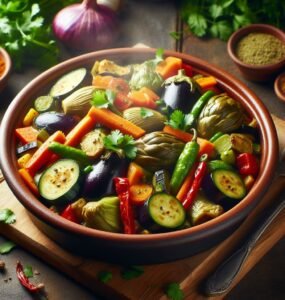 8. Exotic Vegetable Medley Tagine