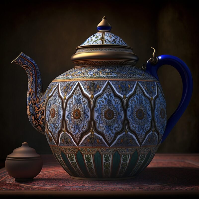 The Timeless Art of Moroccan Zellige: A Journey Through Mosaic Craftsmanship 2025 morocco, teacup, cup, drink, culture, heritage, zellige, ai generated